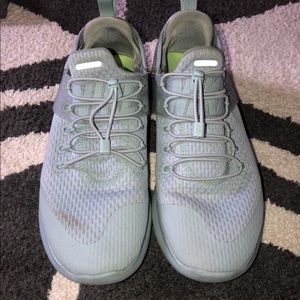 Light blue nike tennis shoes!